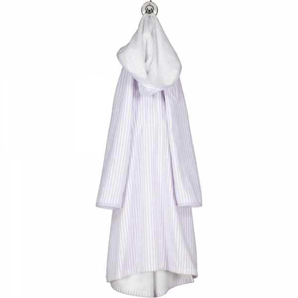 Cawö - Damen Bademantel kurz Kapuze TG RV 6416 - Farbe: flieder - 86 L